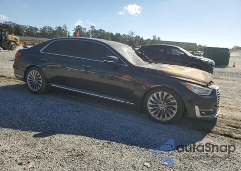 2018 Genesis G90 Ultimate z USA, uszkodzony, nr VIN KMHG54JH8JU049335